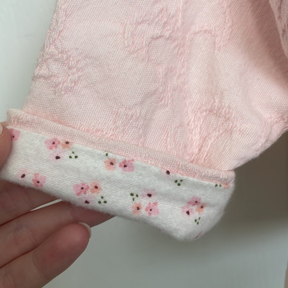 NWOT Handmade Baby Pink Jacket w/ Embroidery 100% Cotton - Picture 3 of 7